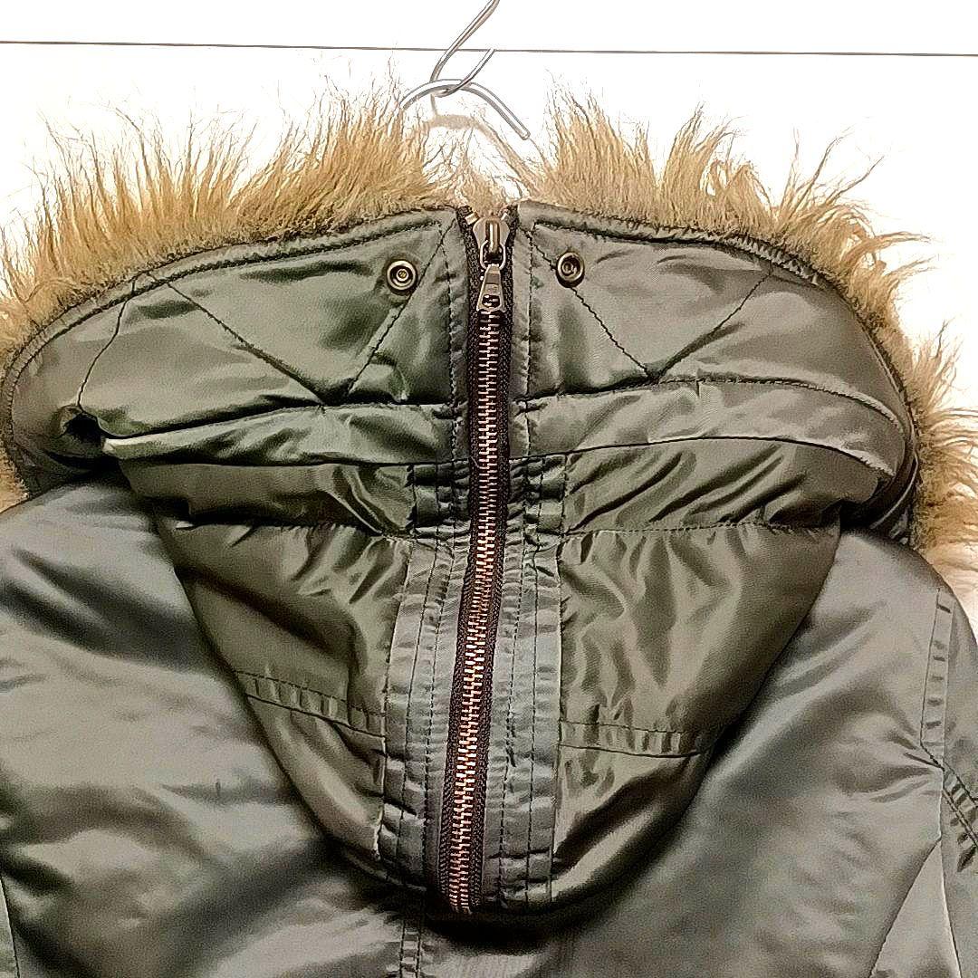 【00s美品】ヒステリックグラマー　N2-B　中綿　モッズコート　カーキ