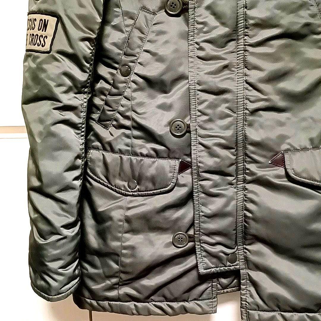 【00s美品】ヒステリックグラマー　N2-B　中綿　モッズコート　カーキ