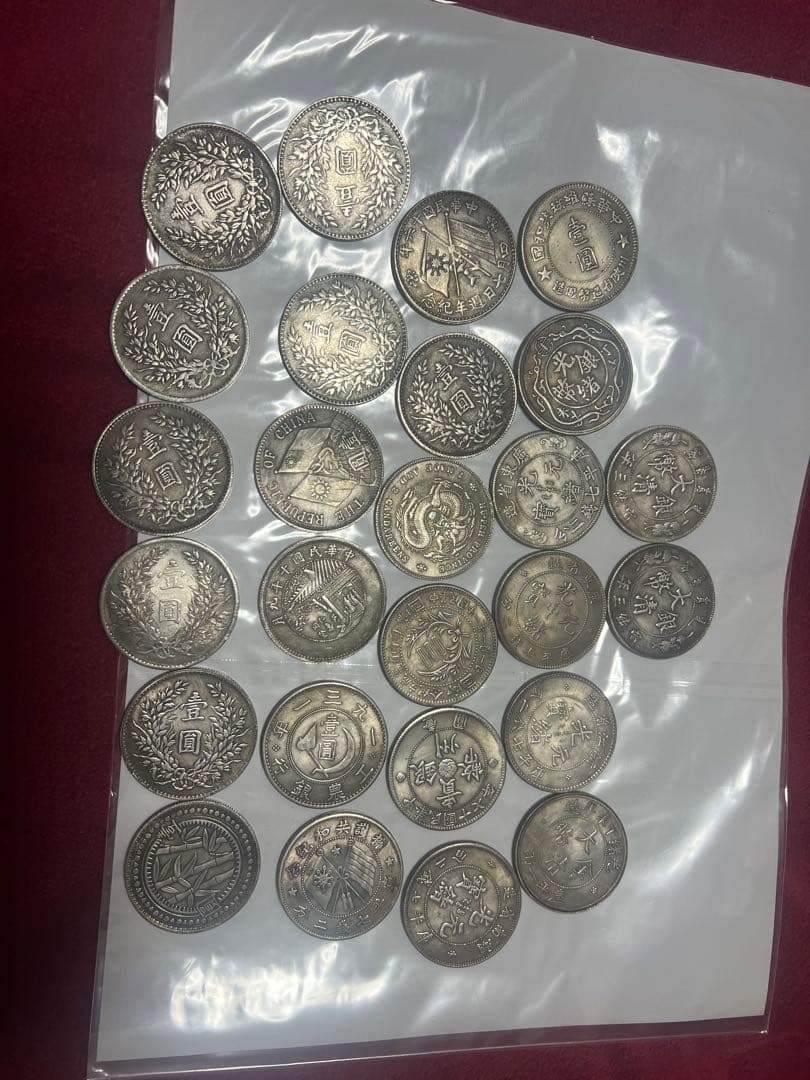 c*g様 銀製旧貨幣 約30枚セット