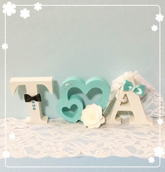 Azusa様確認用♡ウエディングバージョン・イニシャルオブジェ