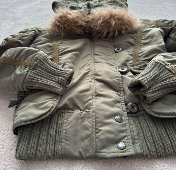 AVIREX フライトジャケット　N-2B ラクーンファー　Sサイズ 美品！