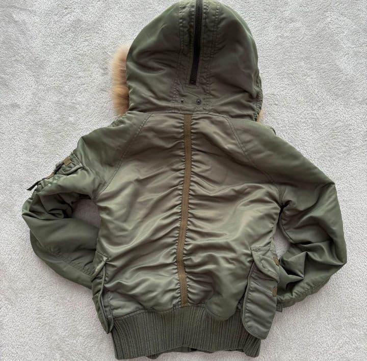 AVIREX フライトジャケット　N-2B ラクーンファー　Sサイズ 美品！