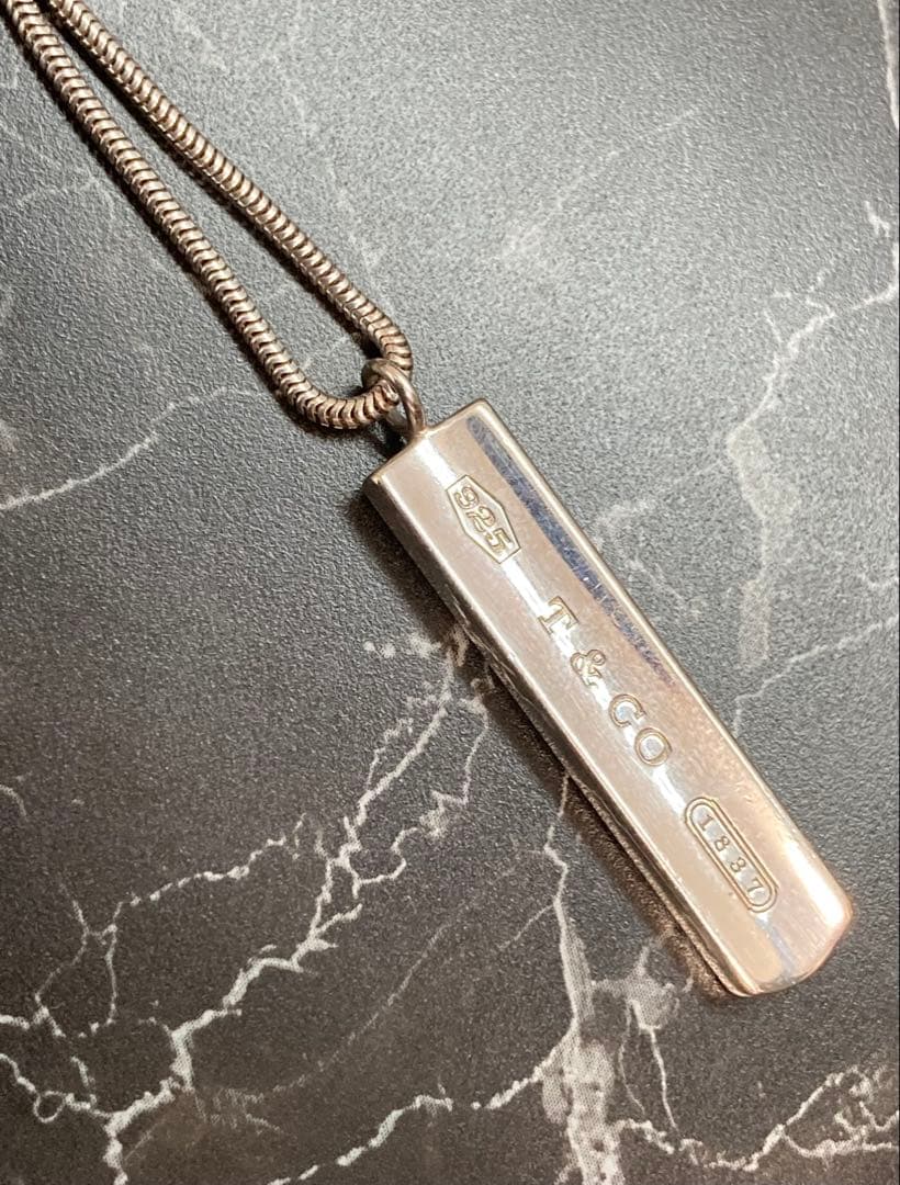 [Tc8] TIFFANY&Co. / ティファニー ナローバーネックレス