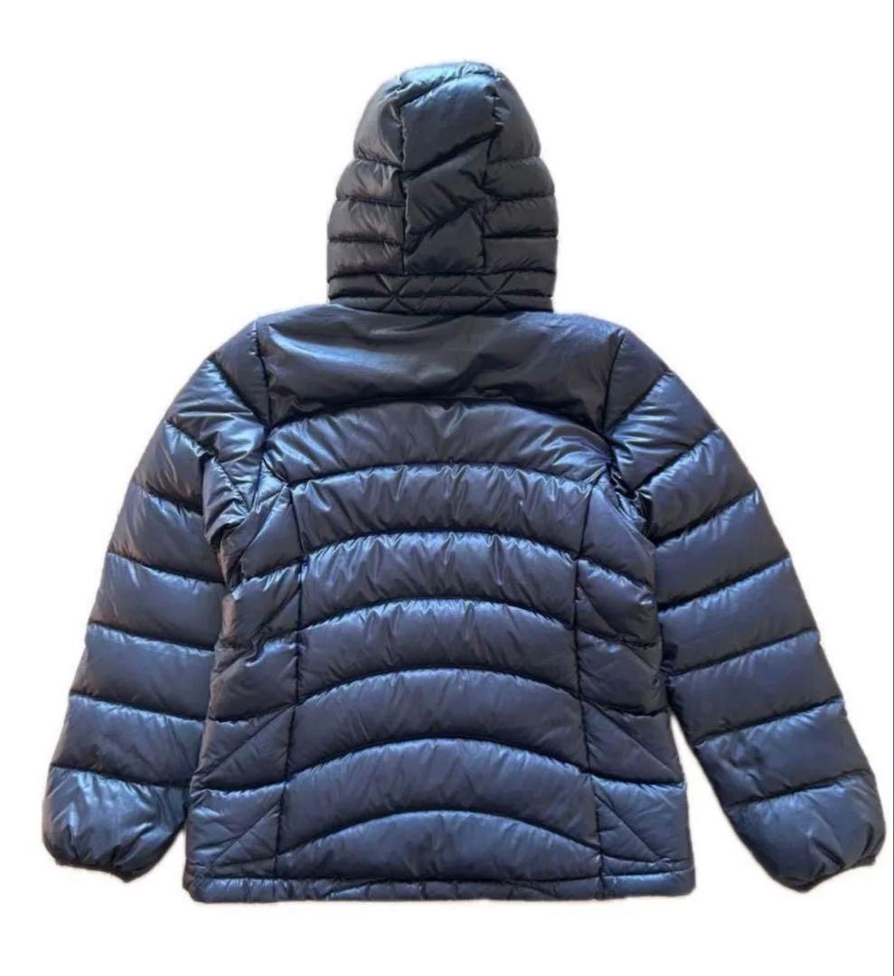 パタゴニア ダウンセーター フーディー　ネイビー ダウンXXL クリーニング済