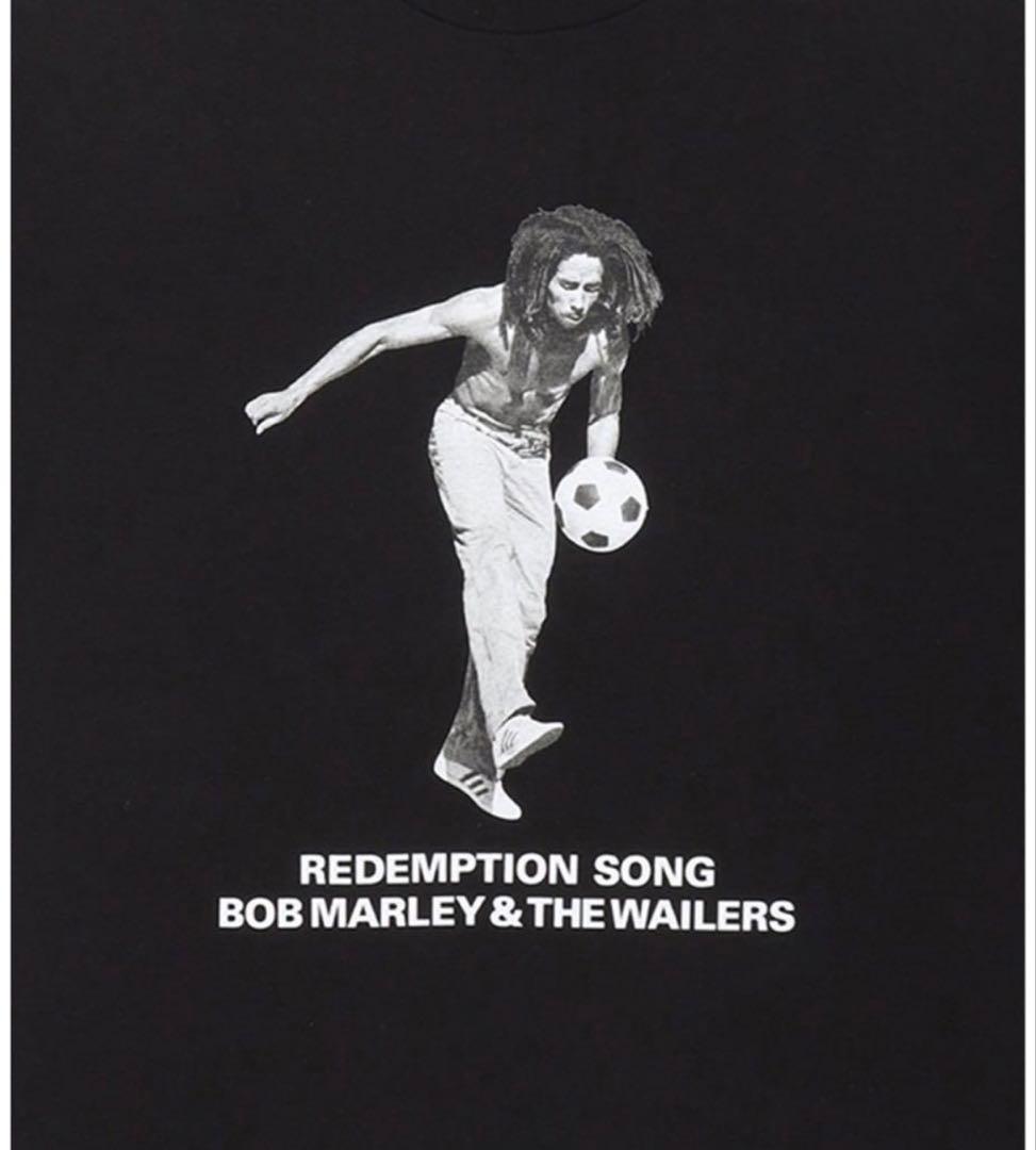 ワコマリアWACKOMARIA ボブ・マーリー Tシャツ ブラック サッカー M