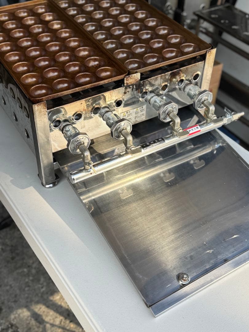 たこ焼き器 業務用　LPガス　銅板　32穴ジャンボ