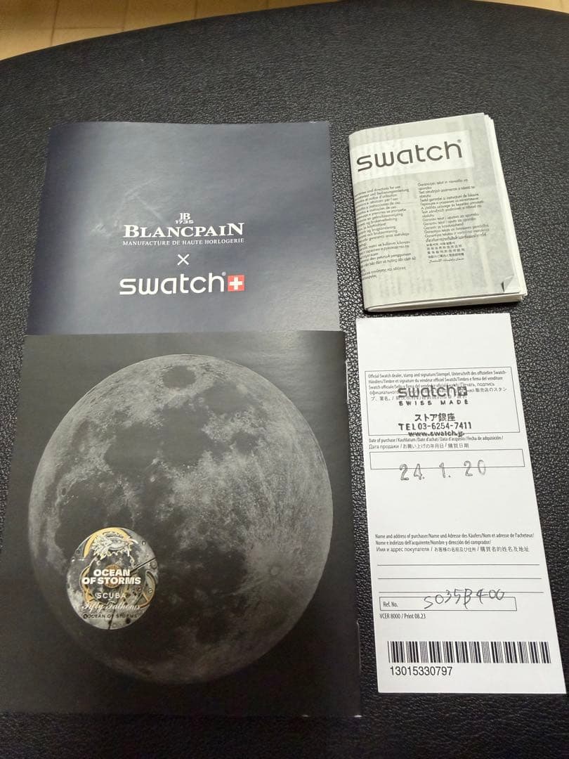 BLANCPAIN swatch ブラック