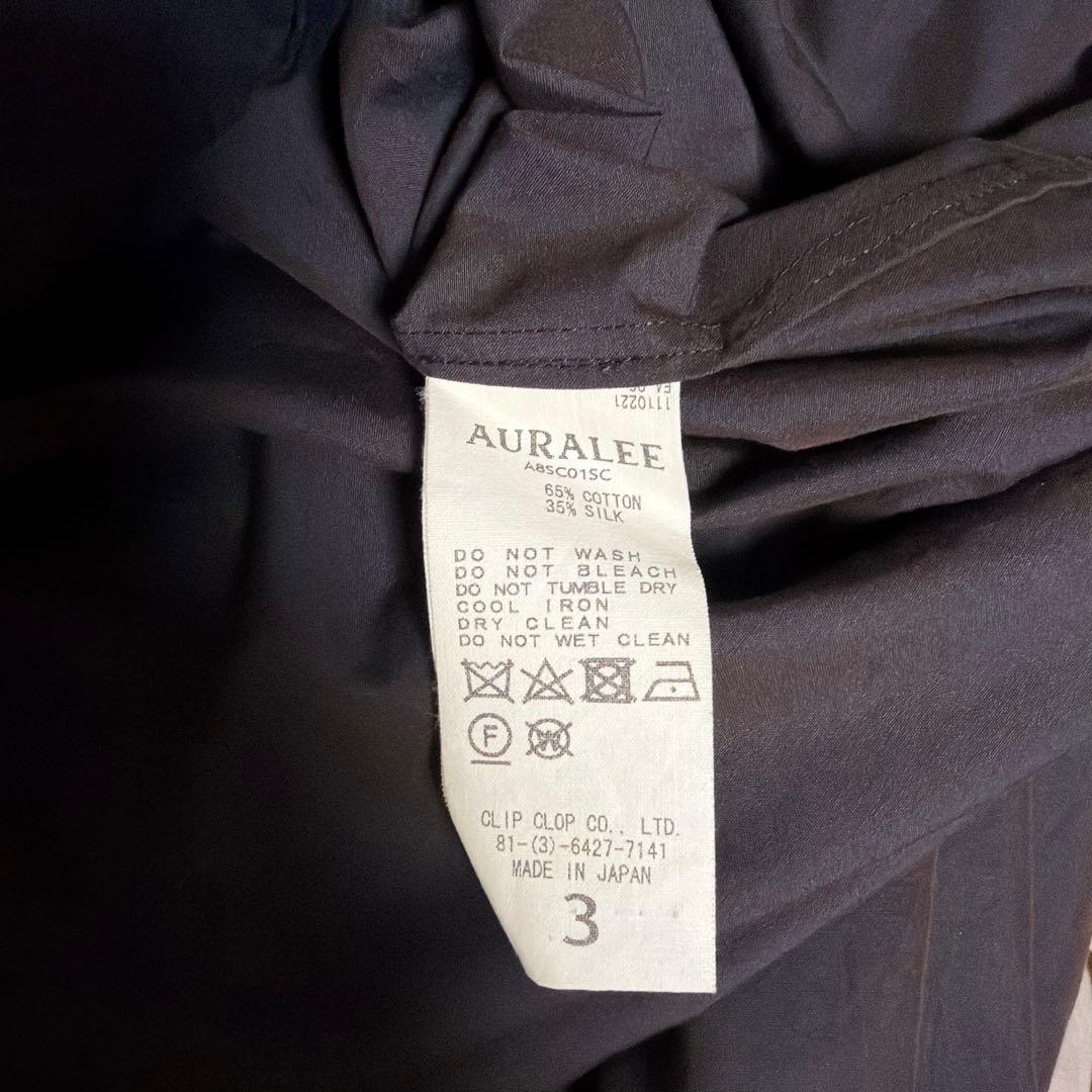AURALEE オーラリー　CHAMBRAY BIG SOUTIEN COAT