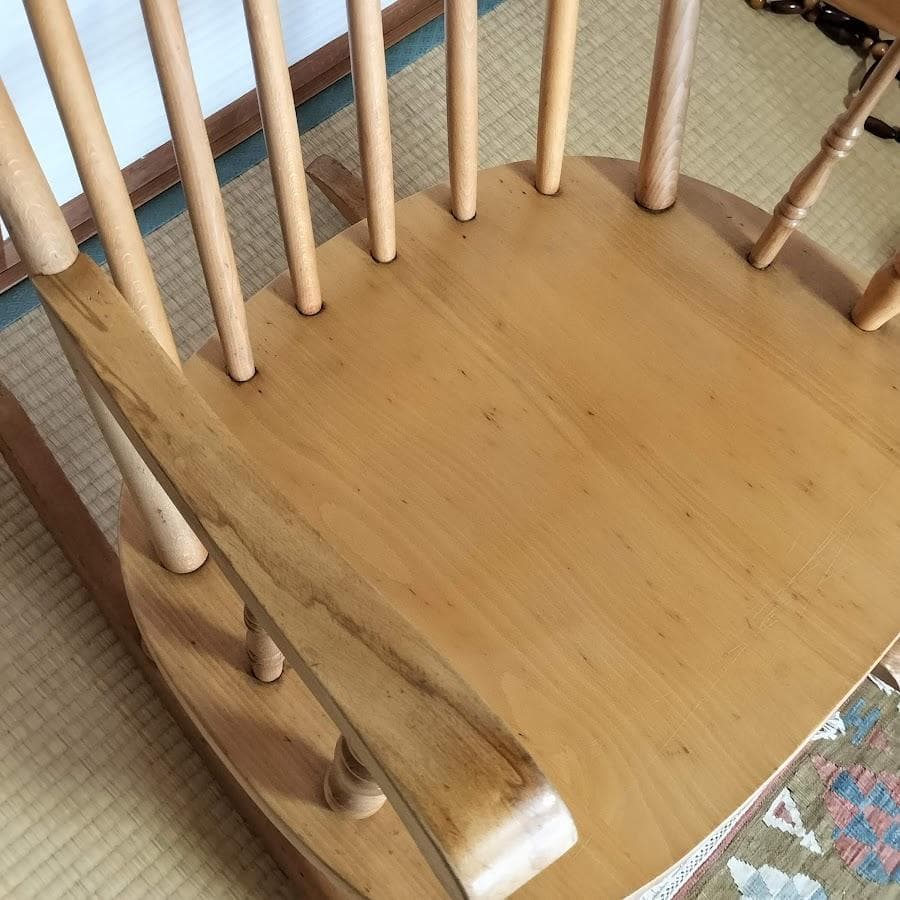 柏木工 ロッキングチェア 　昭和レトロ　ビンテージ　木製