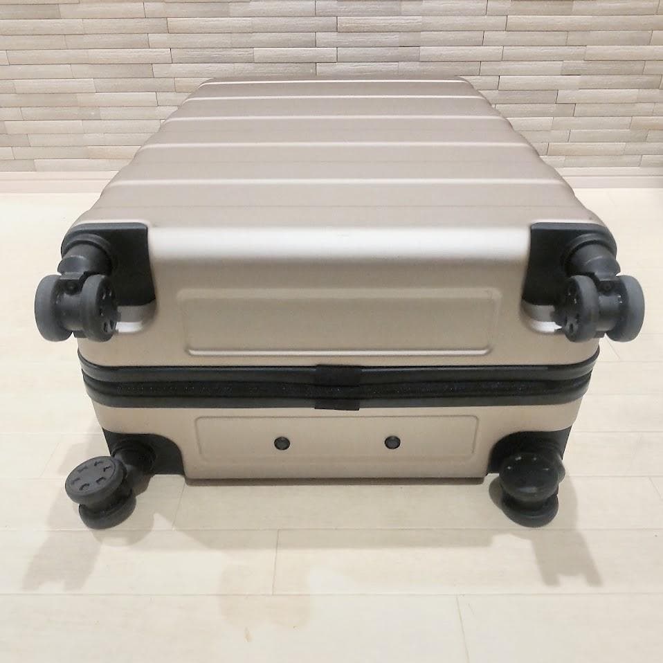 ★カギ付★ 無印良品 スーツケース 75L ストッパー付 MUJI ベージュ