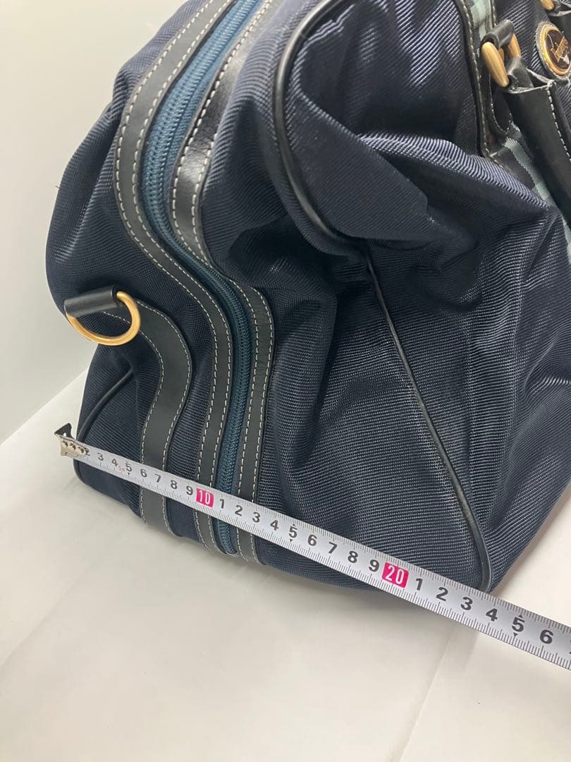 2wayバーバリーズBurberryショルダーバッグボストンバッグ 紺色