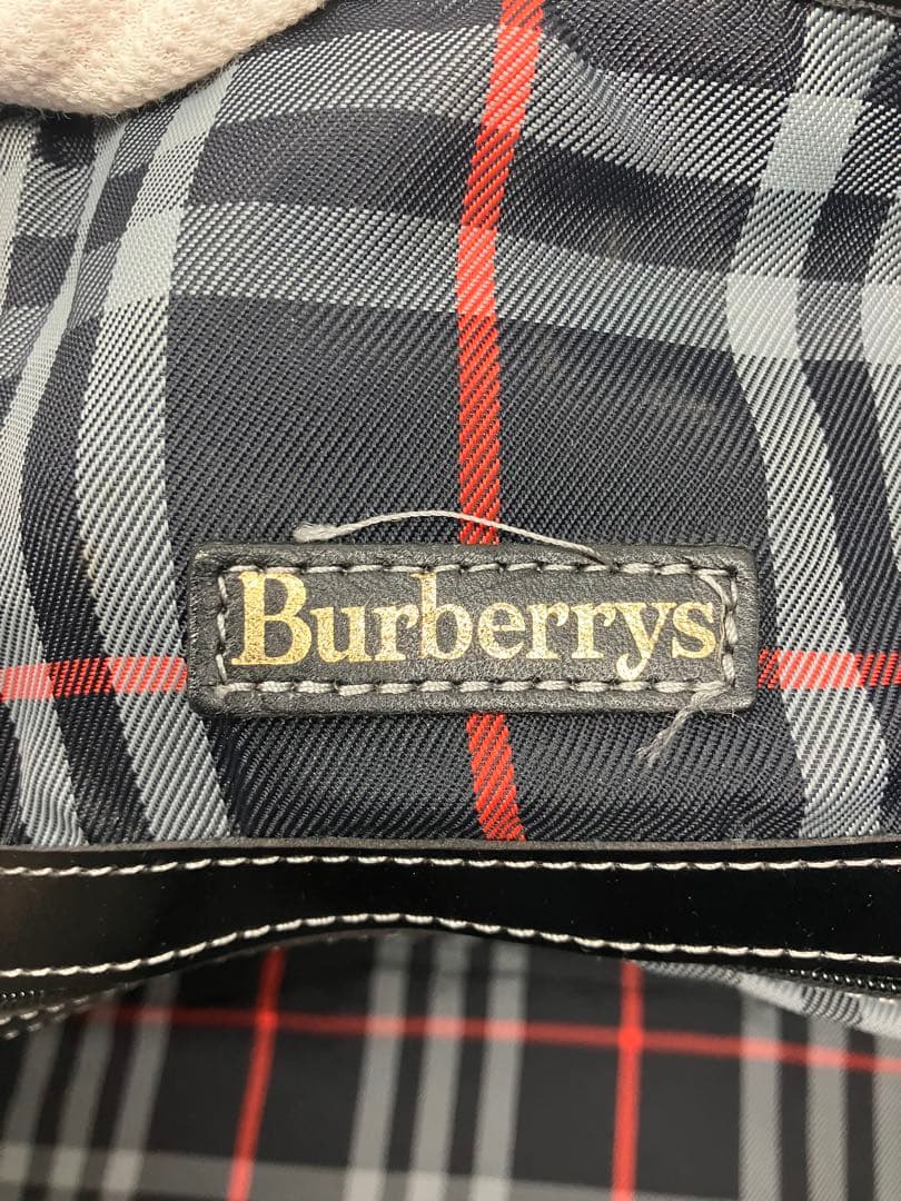 2wayバーバリーズBurberryショルダーバッグボストンバッグ 紺色