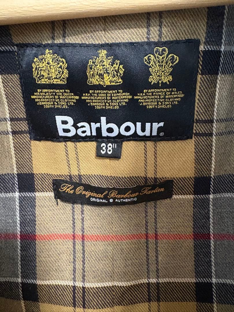 【未使用】Barbour ネイビー トレンチコート