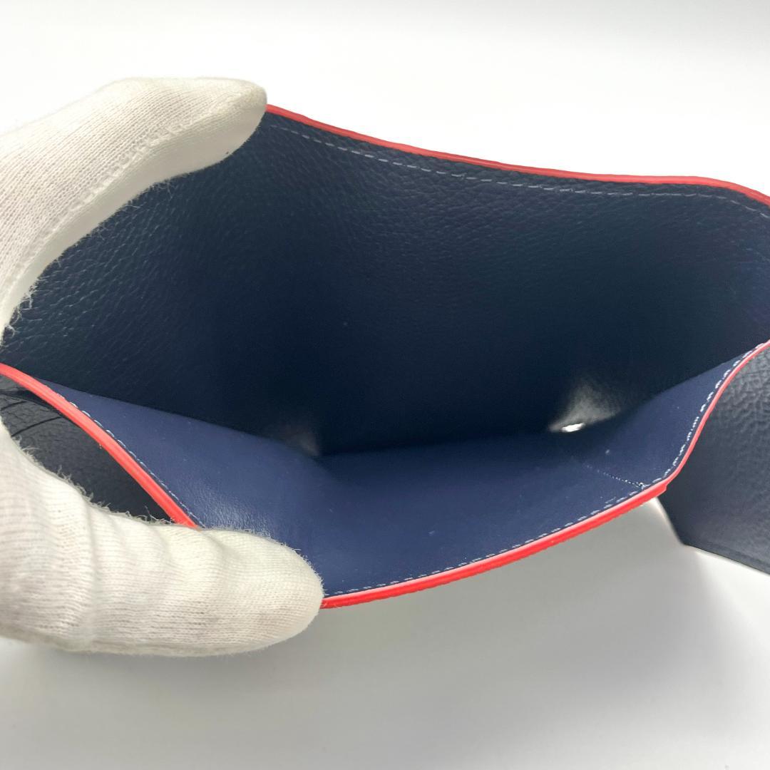 【美品】　ポルトフォイユヴィクトリーヌ　アンプラント　マリーヌルージュ　箱保存袋