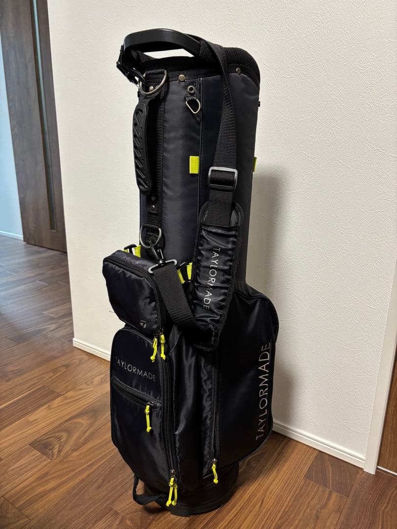 TaylorMade ゴルフキャディバッグ 黒/黄色　7型スリム