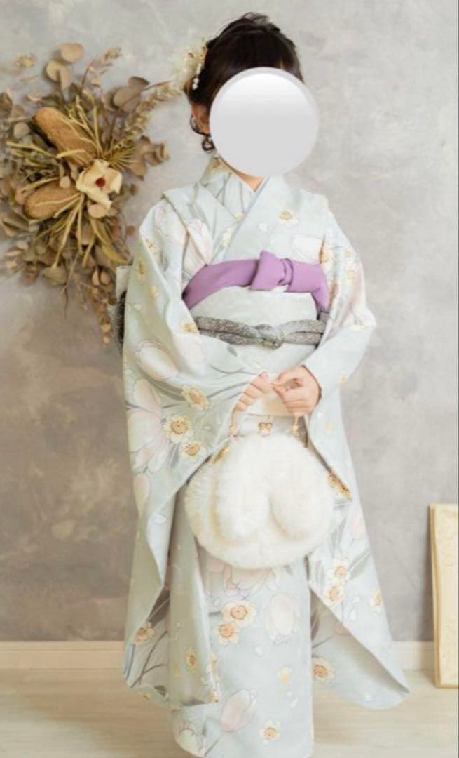 【新品】　七五三　新品　着物フルセット　 大人気くすみカラー