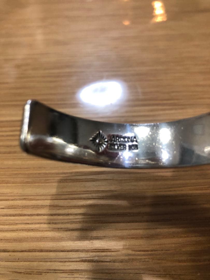 アリゾナフリーダム K18 太陽神平打ちバングル 12mm 定価¥46310