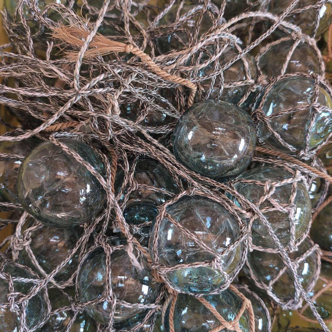 ガラス玉　浮き玉　70個　小玉　レトロ