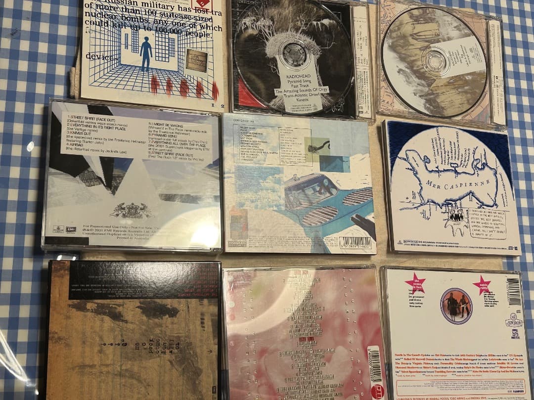 レディオヘッドのアルバム、シングル、激レアCD含む計30枚
