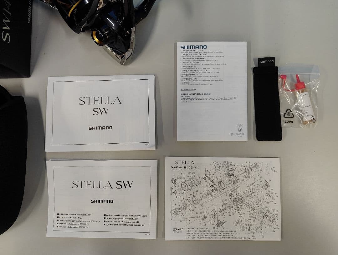 シマノ STELLA リール 黒/金