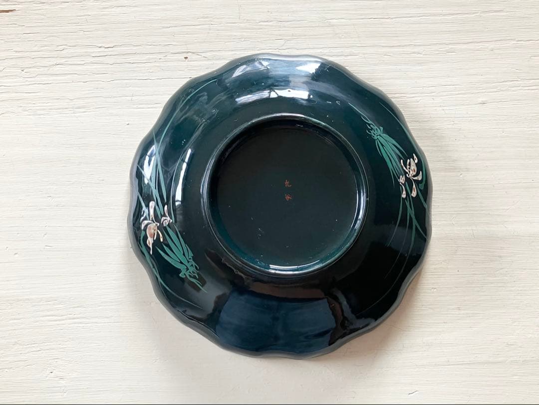 ヴィンテージ 九谷焼　双馬　浅鉢