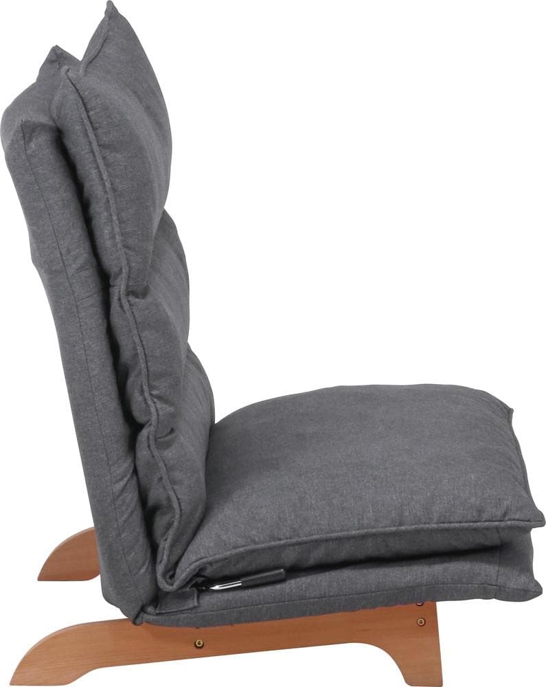《新品・送料無料》ダブルクッション座椅子　フィット２　１Ｐ　ＤＧＹ