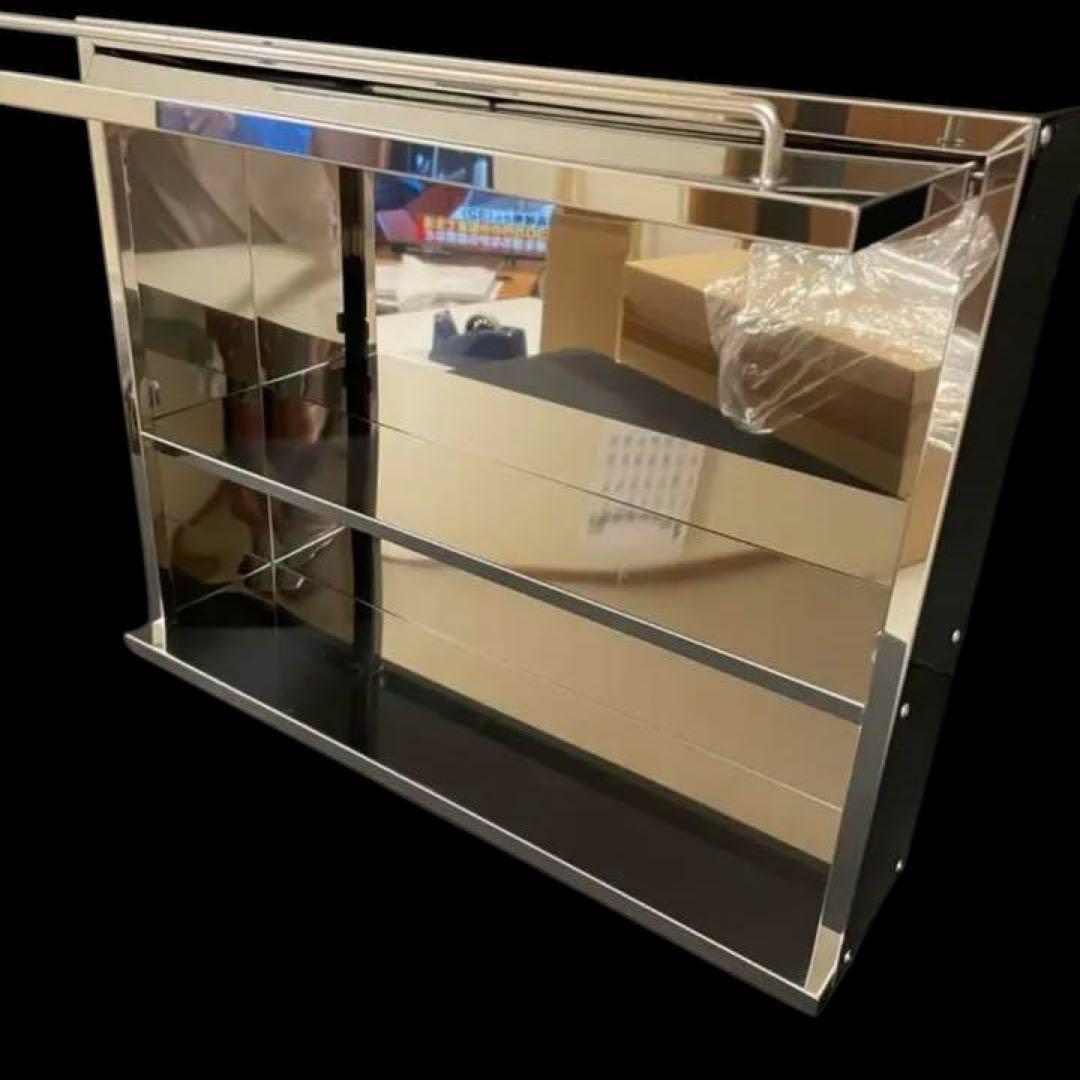 42719ステンレス フラップ扉のスパイスラック　5ポット付き