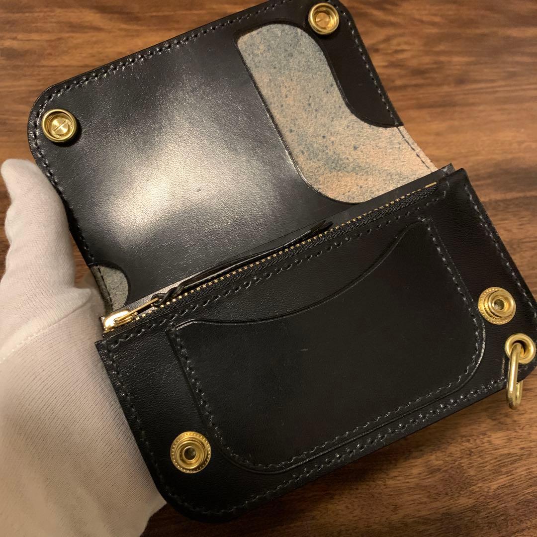 トラッカーウォレット　ミドル　CA008 昭南多脂ベンズ　グレージング