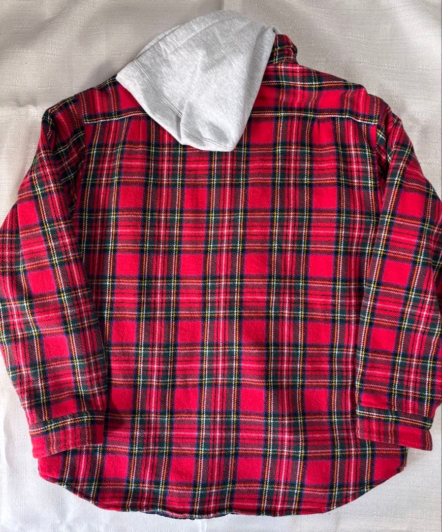 【Supreme】Tartan Flannel Hooded Shirt