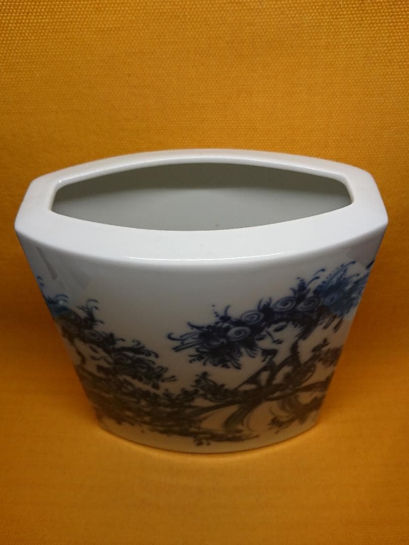 ビンテージ　ドイツ　花器　磁器　置物　インテリア　工芸品　美術品　A3463