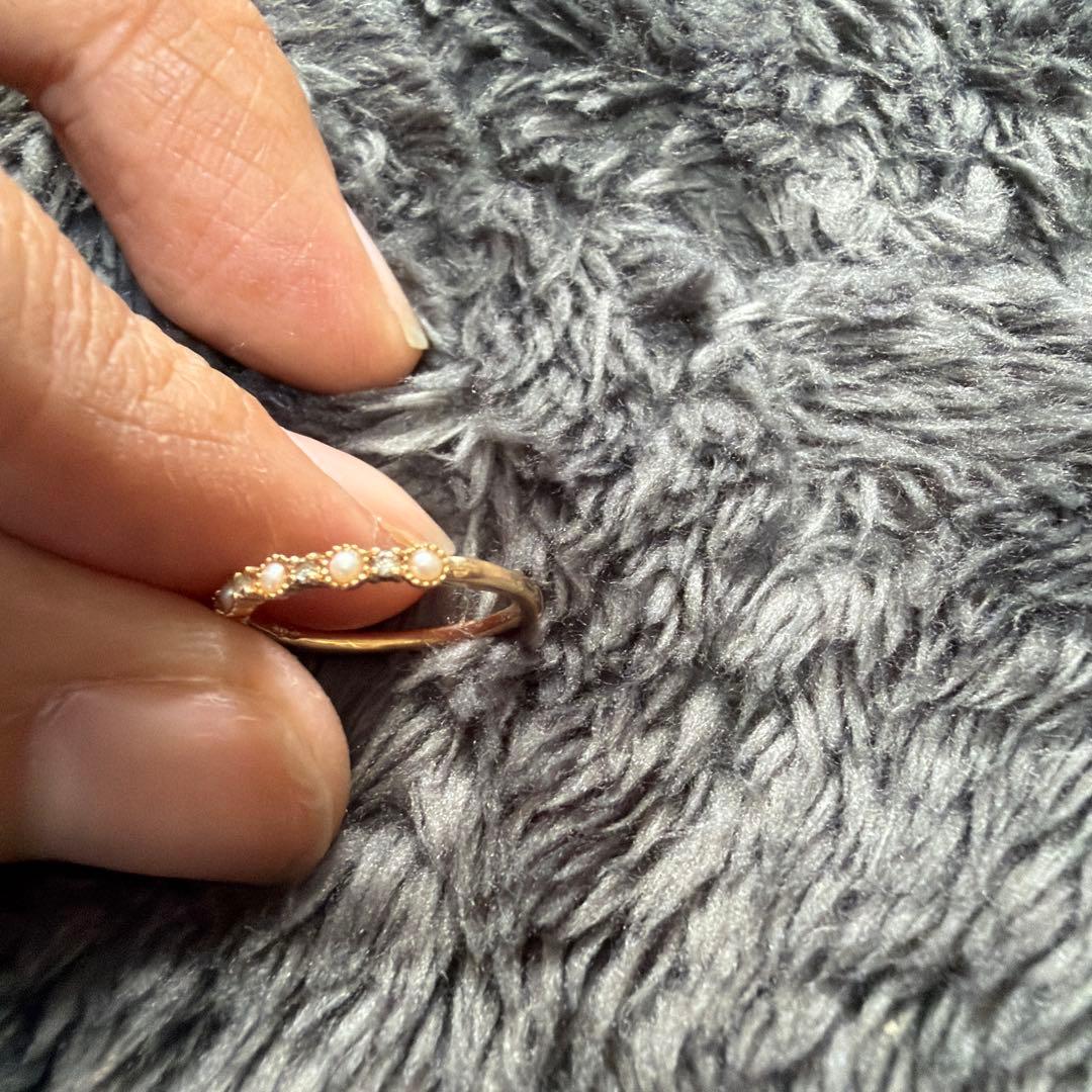 【最終価格】k10 ピンキーリング アガット？