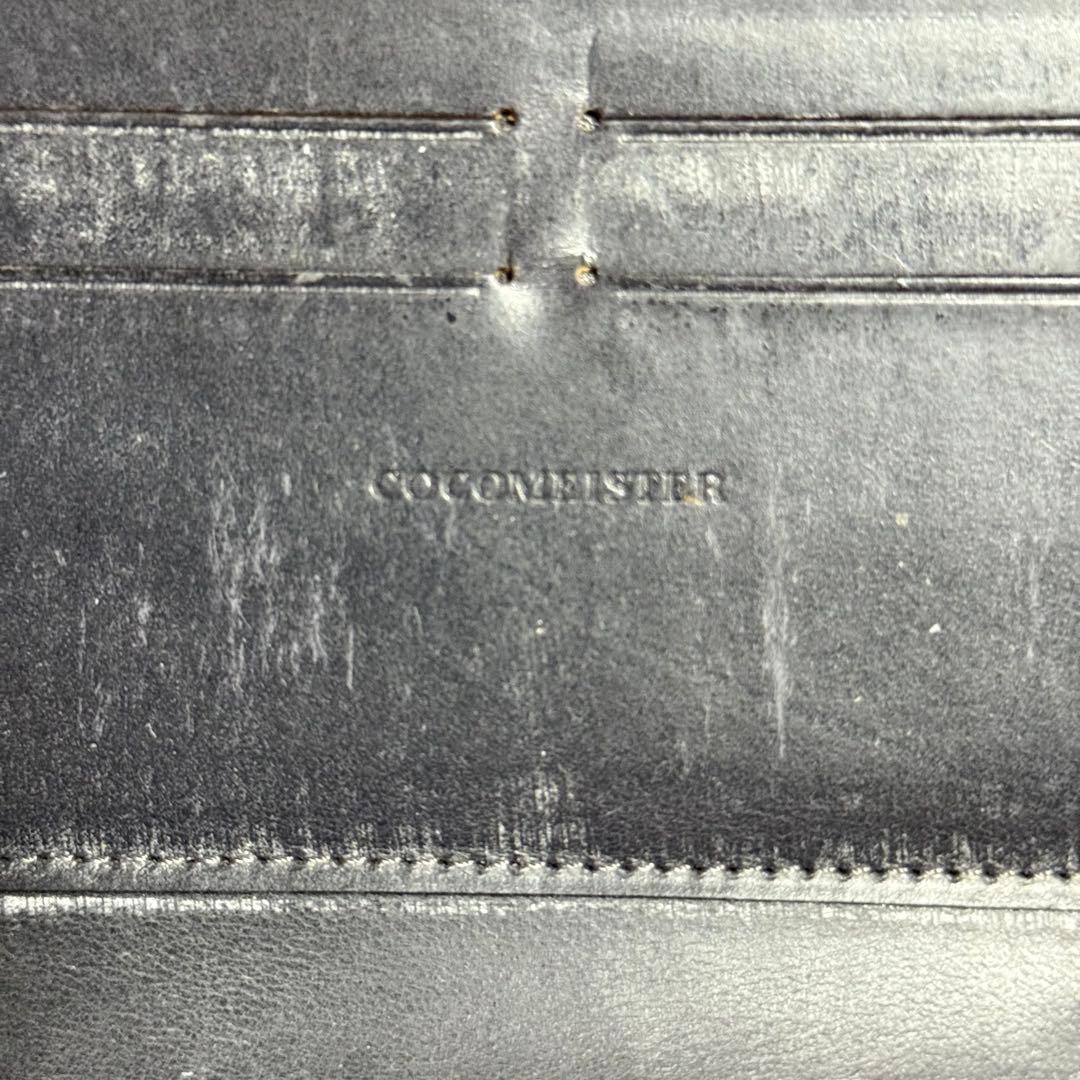 ココマイスター　ゴーストタウンシールドマシン　長財布　ブラック