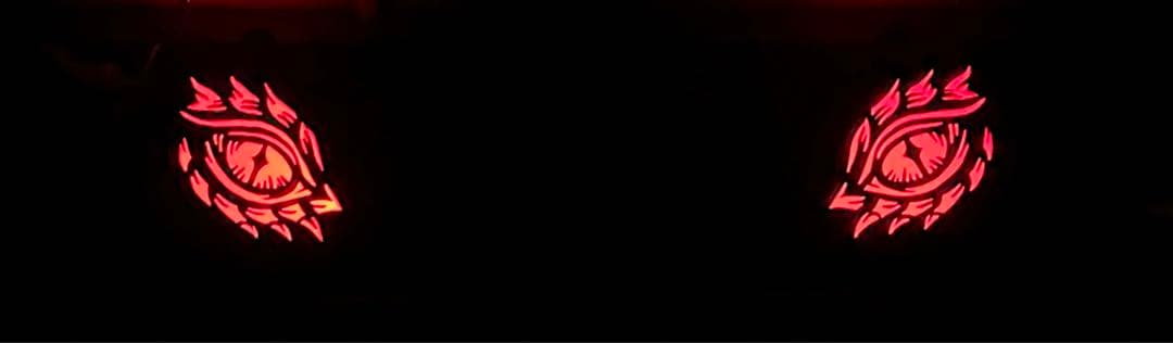 手彫りジャコランタン　ドラゴンの目　セット