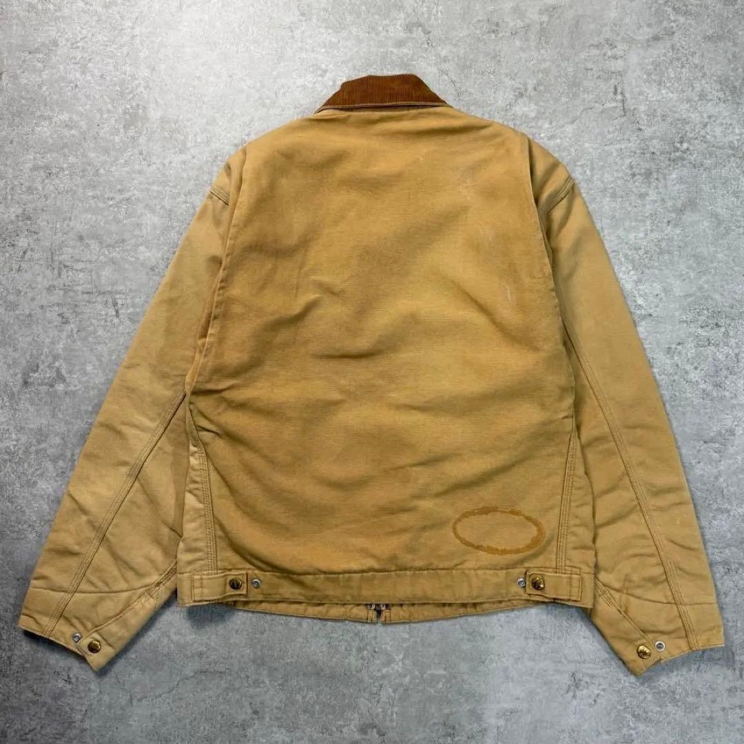 希少100周年■カーハート【L】デトロイトジャケット USA製 ダック フェード