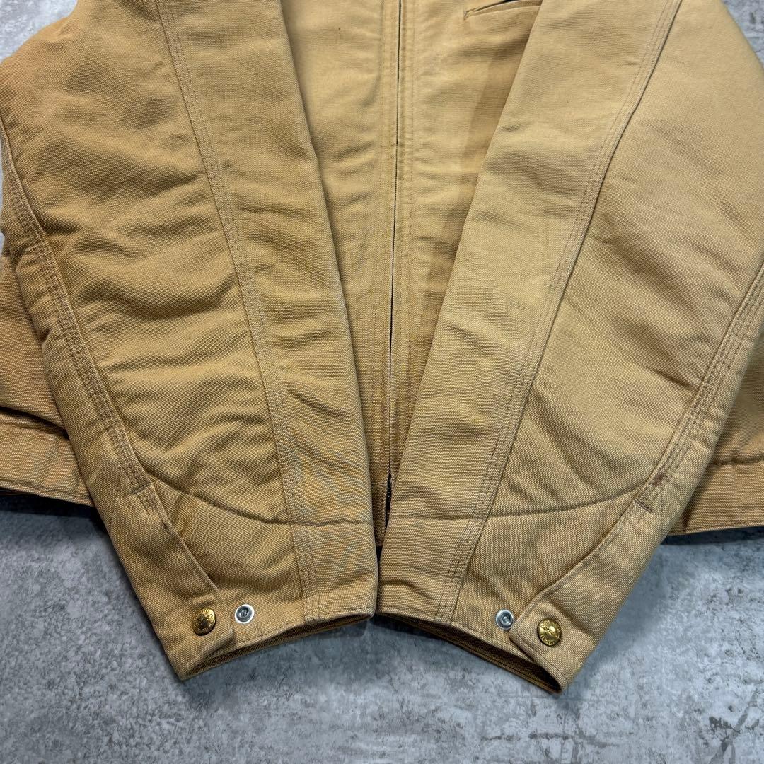 希少100周年■カーハート【L】デトロイトジャケット USA製 ダック フェード