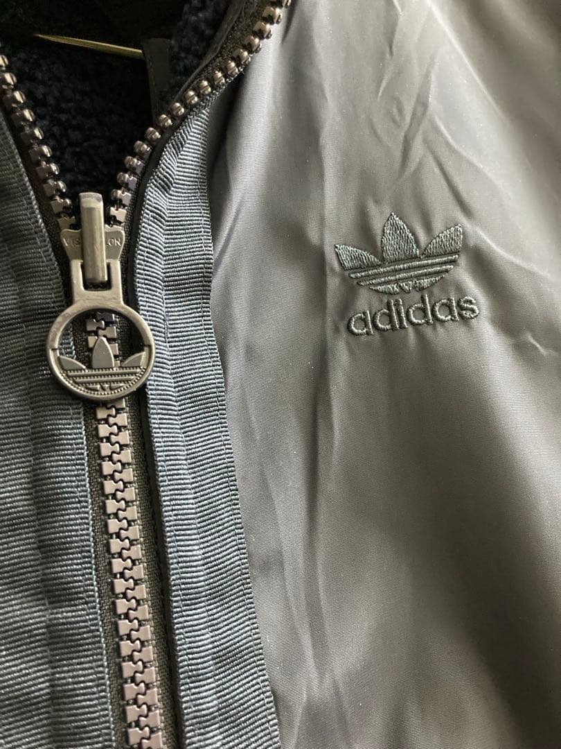 極美品　adidas　ボア　ロングコート　リバーシブル　男女兼用
