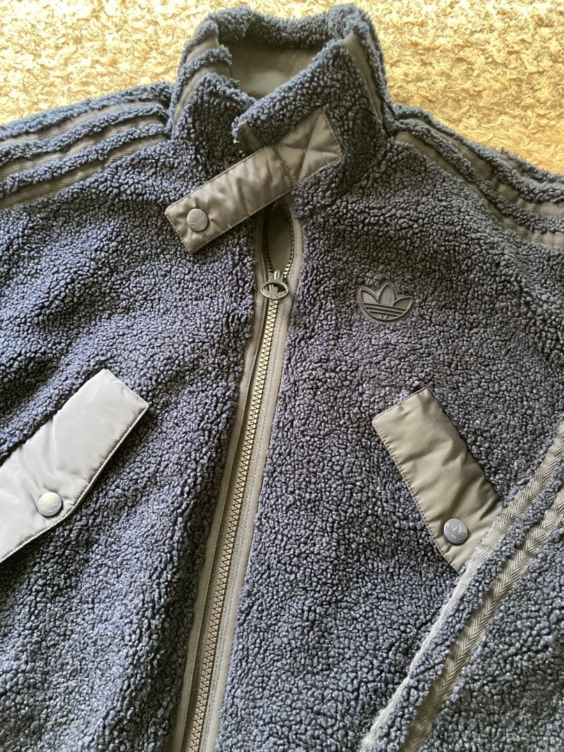 極美品　adidas　ボア　ロングコート　リバーシブル　男女兼用
