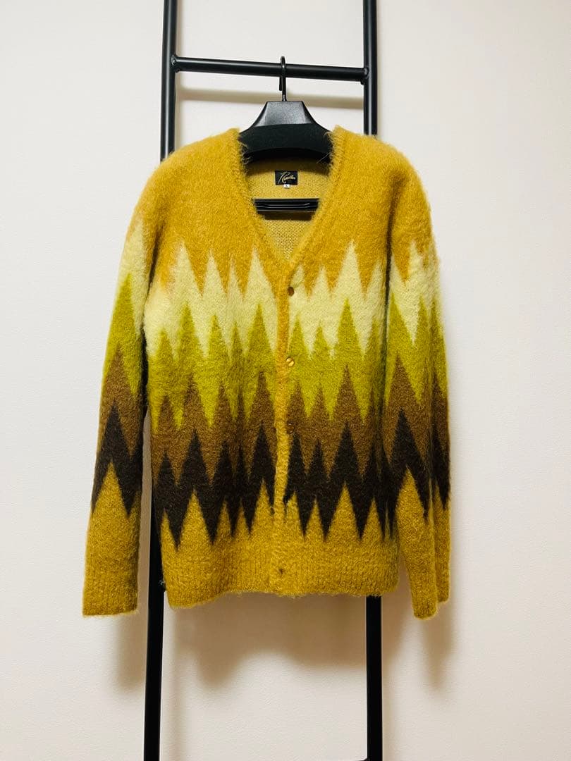 Needles Mohair Cardigan Zigzag カーディガン