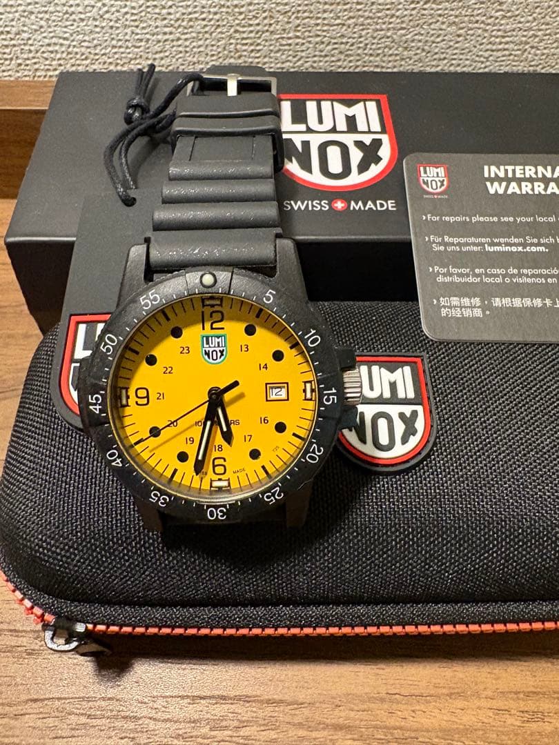 ￼ルミノックス グリーンロゴ イエロー