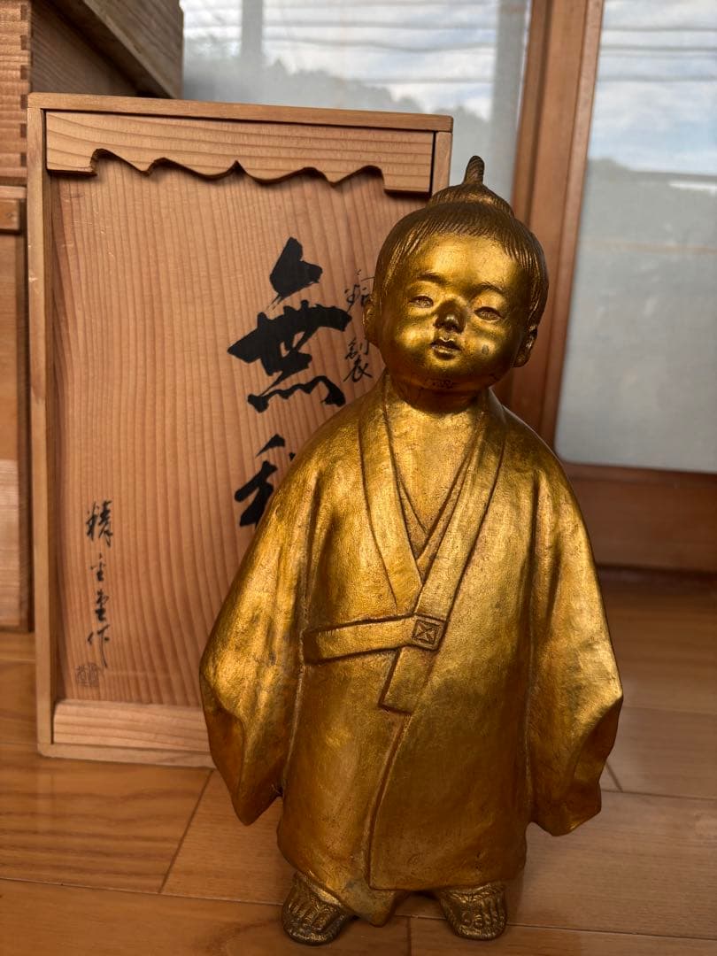 アンティーク 無我童子像