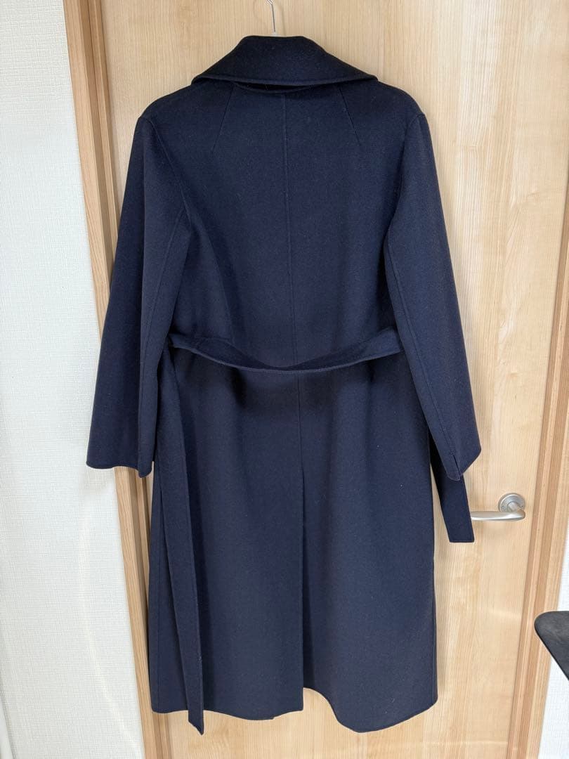 S MaxMara ネイビー ロングコート