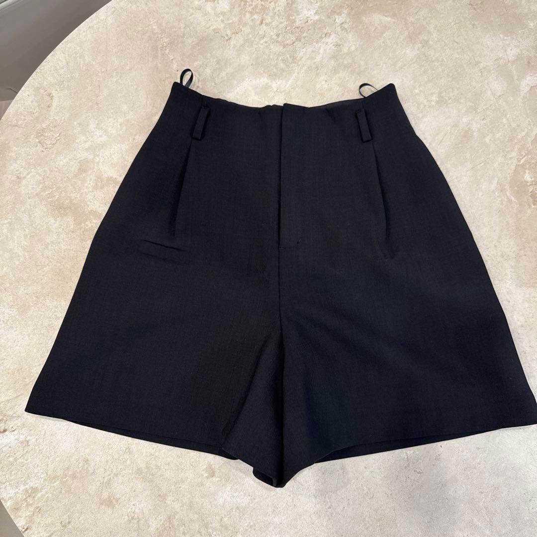 アナイ ストレッチウールキュロットパンツ