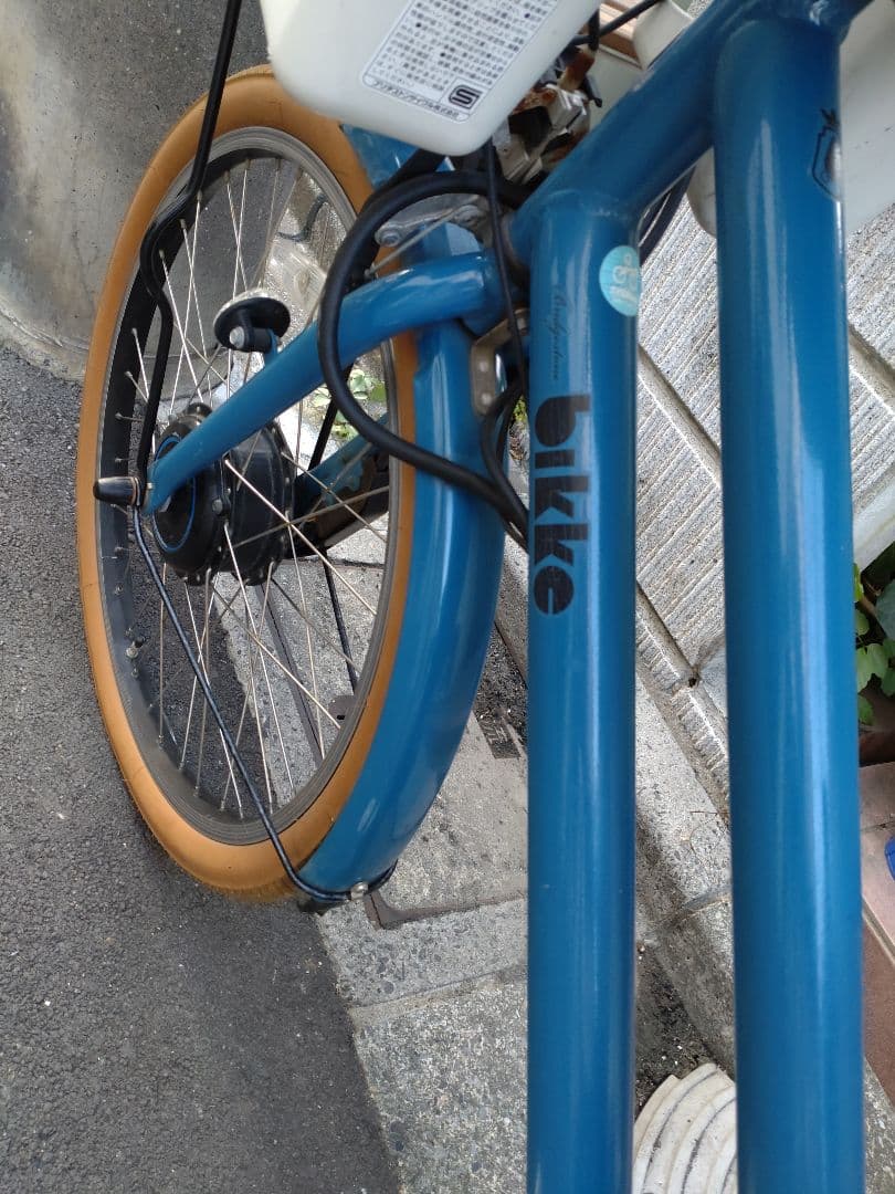 配送可★直接引渡可★カスタム【現行型ビッケグリ】電動アシスト自転車★３人乗子供乗