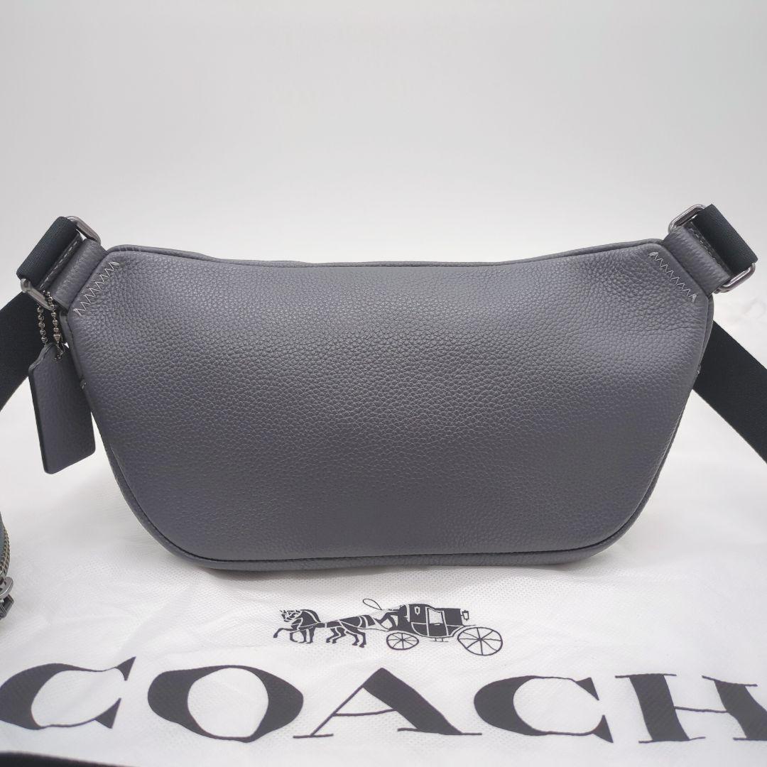 【希少カモデル・美品】コーチ☆カメラバッグ スエード×レザー ミニポーチ付