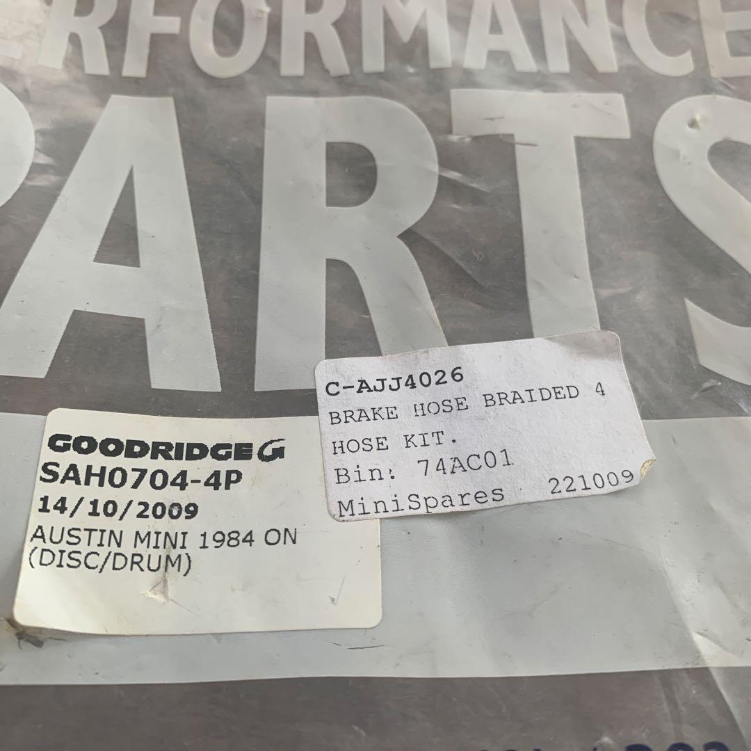 【最終値下げ】クラシックミニGOODRIDGE ステンメッシュブレーキホース