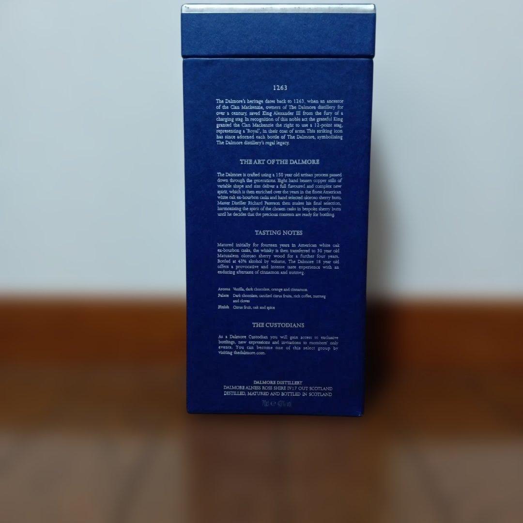 ツ*の様 DALMORE ダルモア 18年 シングルモルト　ウイスキー