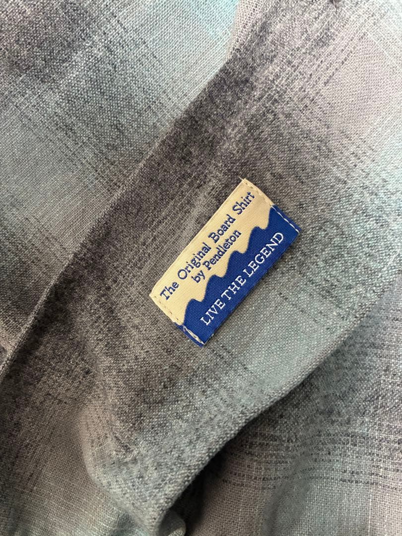 PENDLETON ボードシャツ L オンブレ ターコイズ ペンドルトン