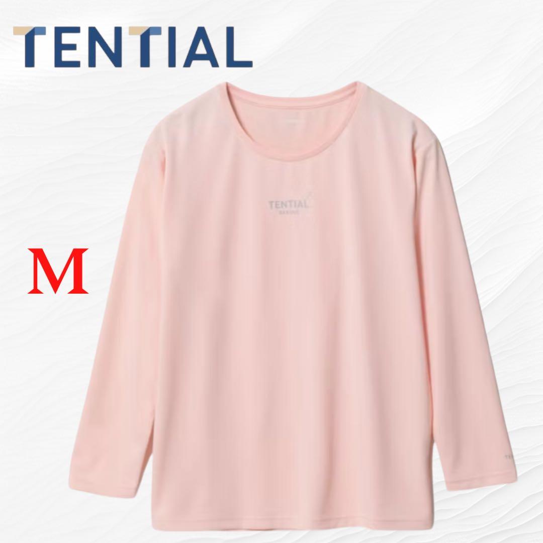 テンシャル BAKUNE ドライ ロング スリーブ 長袖Tシャツ M ピンク