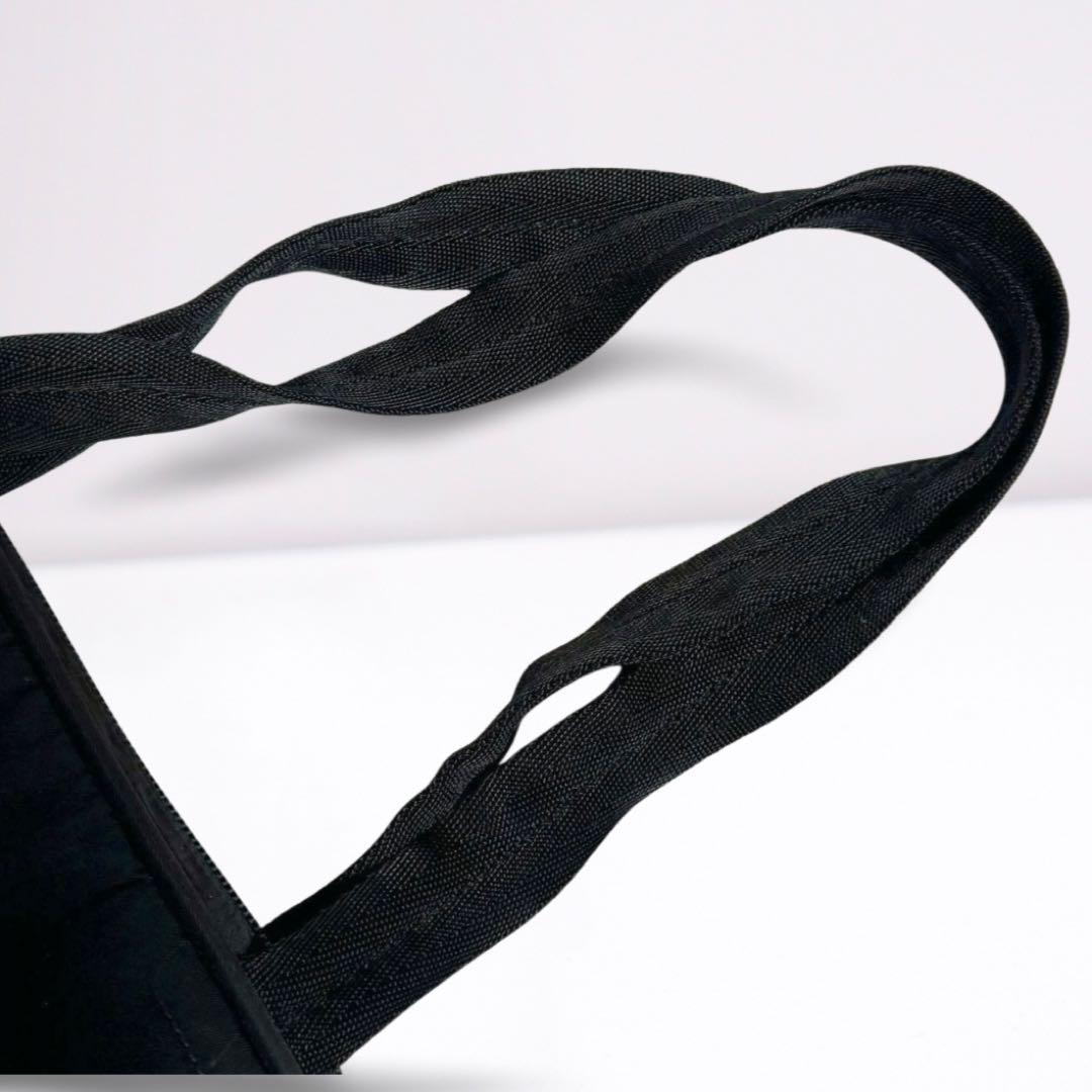 【正規品】PRADA プラダ ミニボストン ハンドバッグ ナイロン 黒 三角ロゴ