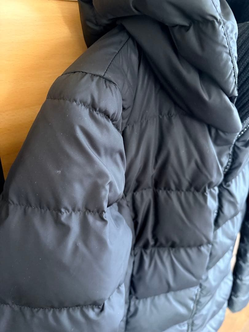 Hernoフード付き ブラック ダウンジャケットM